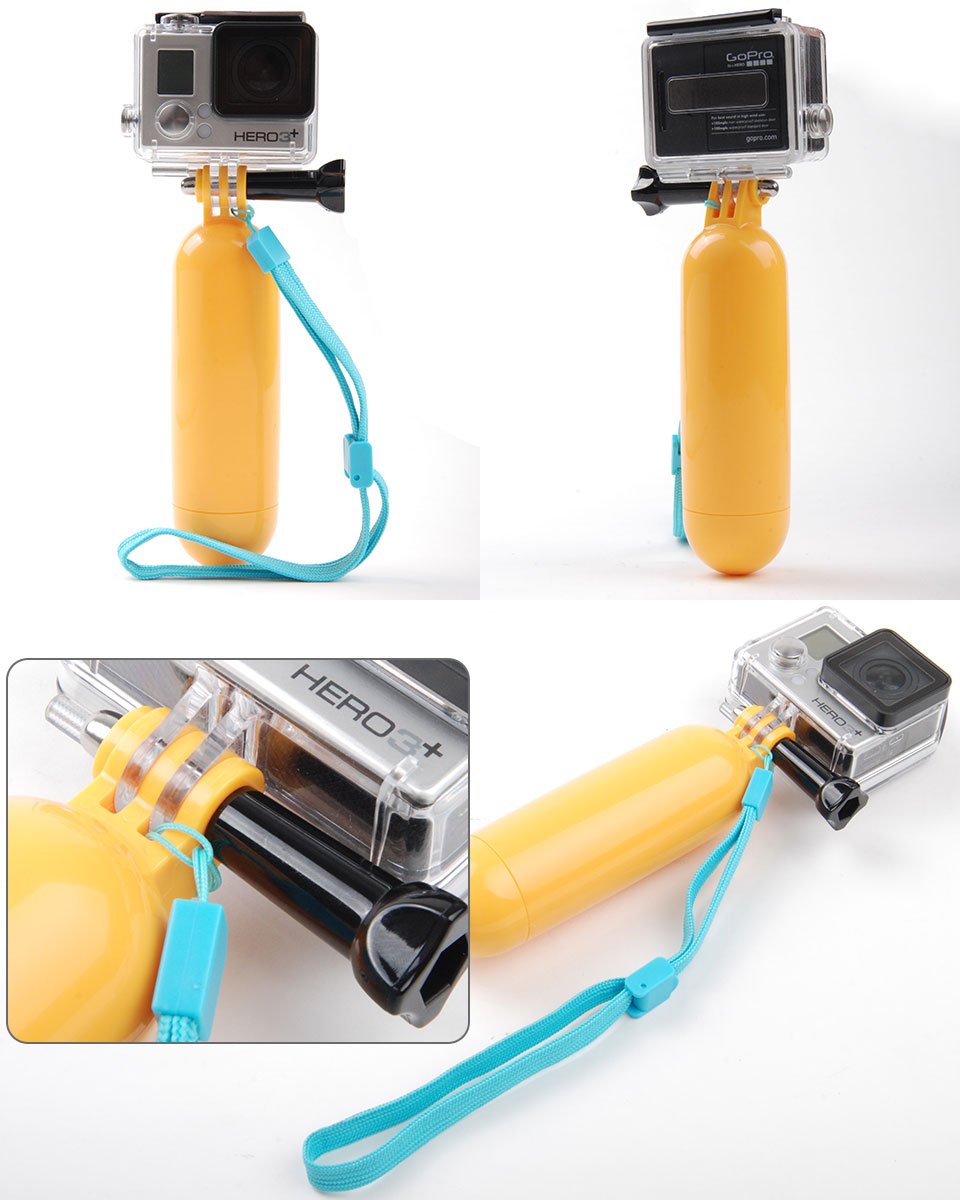 FLOATING Hand Arm Grip Handle Mount Float Holder For GoPro Hero 4 2 3 3+ Camera