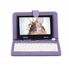 IRULU eXpro X1 Black 7" Tablet PC Android 4.2 Dual Core 8GB w/ Violet Keyboard