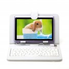 IRULU eXpro X1 Violet 7" Tablet PC Android 4.2 Dual Core 8GB w/ White Keyboard