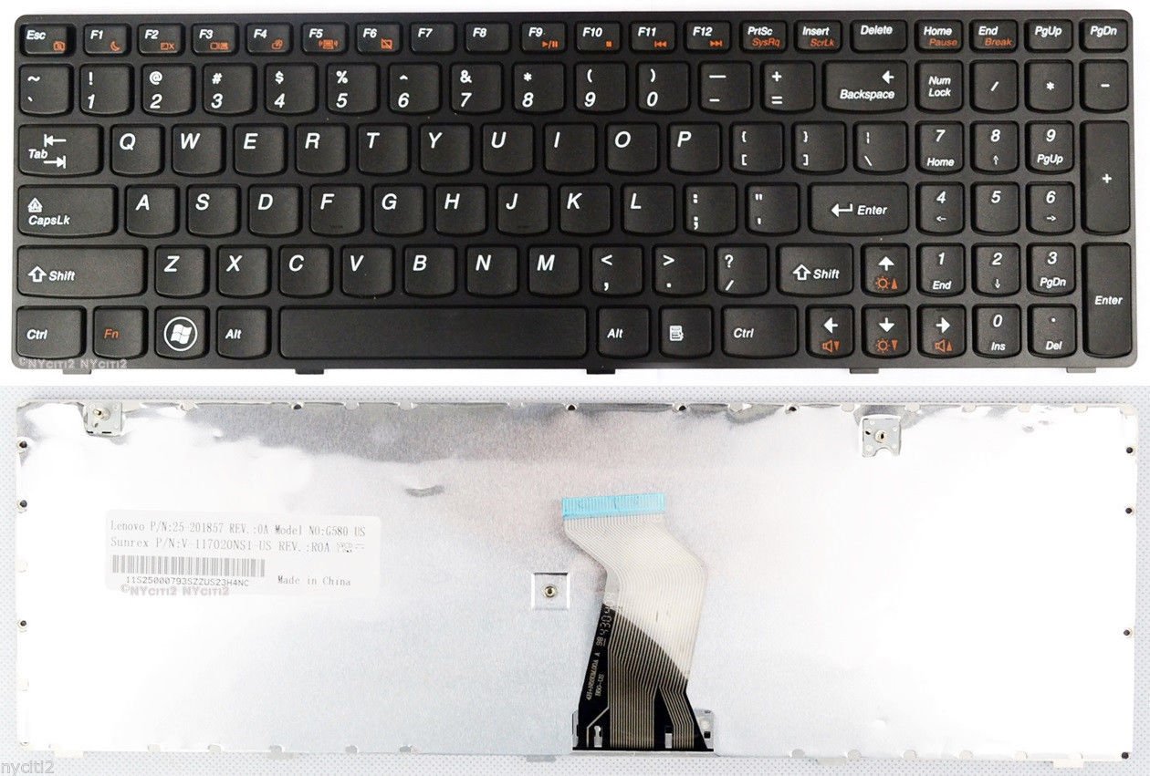 New OEM IBM Lenovo IdeaPad V580 V580A V585 G770A G780 G780A US Keyboard 25-201857