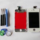 NEW White iPhone 4 4G LCD Display Touch Digitizer Screen Assembly with Tools