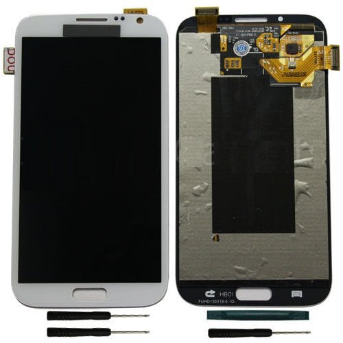 White Samsung Galaxy Note 2 i317 T889 N7100 Touch Screen Digitizer LCD Assembly