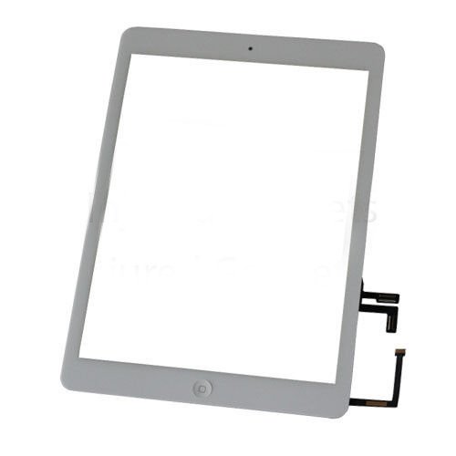 New White Touch Screen Glass Lens Home Button Assembly For New iPad Air
