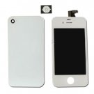 New White LCD Touch Screen Digitizer Assembly For iPhone 4S W/Home Button Back