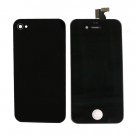 New Black LCD Touch Screen Glass Digitizer Assembly For iPhone 4S With Back