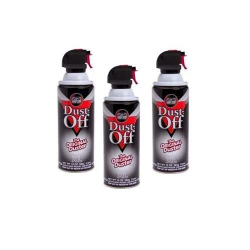 New Falcon Safety Dust Off 10 oz Compressed Can Air DPSXL3M anti dust spray x3