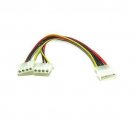 New Link Depot 4-pin Molex Power Y Adapter Cable