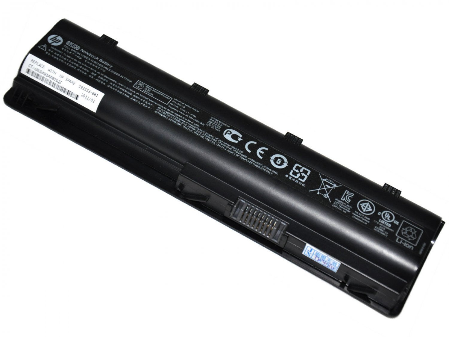 New Genuine HP MU06 Original Laptop Battery 10.8V 47Wh 4200mAh 6-cell