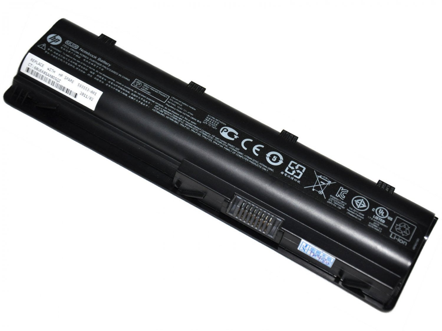 New Genuine HP MU06 Original Laptop Battery 10.8V 47Wh 4200mAh 6cell