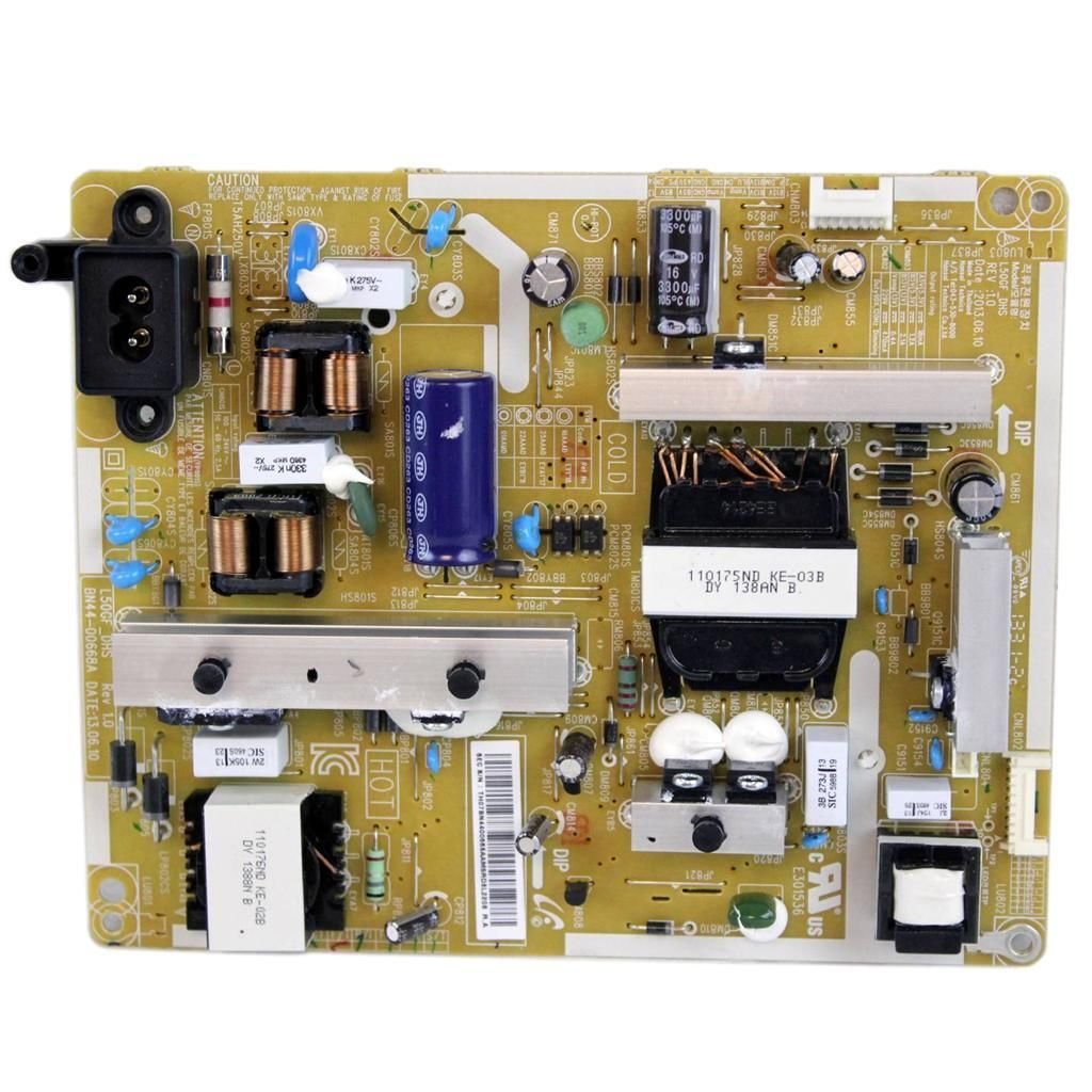 Samsung 50" TV UN50EH5000F Power Supply Board BN44-00668A