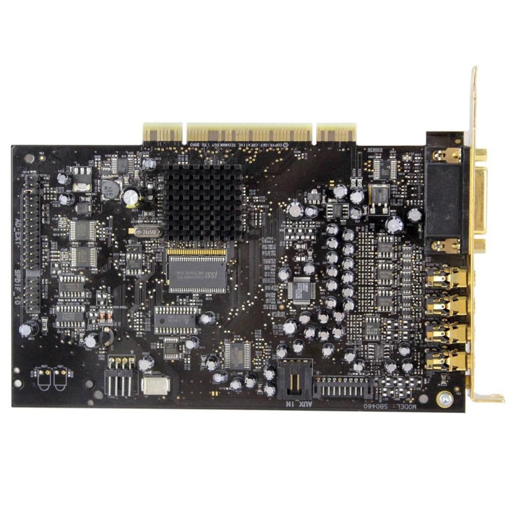 New OEM Dell SB0460 XtremeMusic X-Fi 7.1-CH PCI Sound Blaster Audio ...