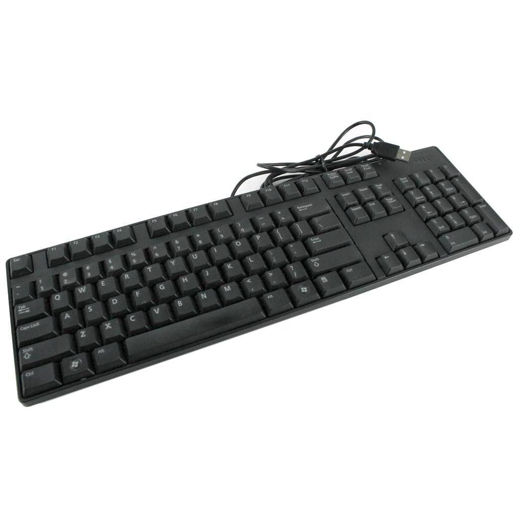 Dell Quiet Slim Black USB Keyboard 104-Keys KB1421 - M372H