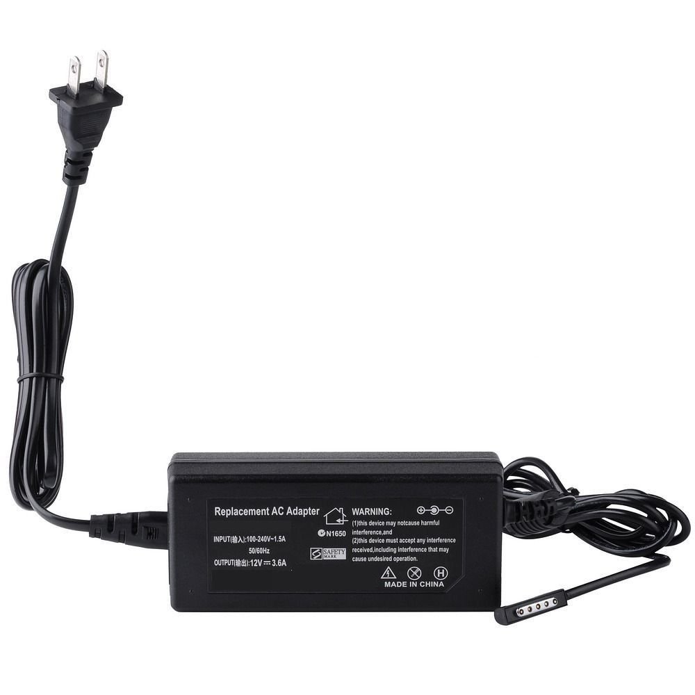 Microsoft Surface Pro, Surface Pro 2 Tablet Power Adapter Charger - 12V 3.6A