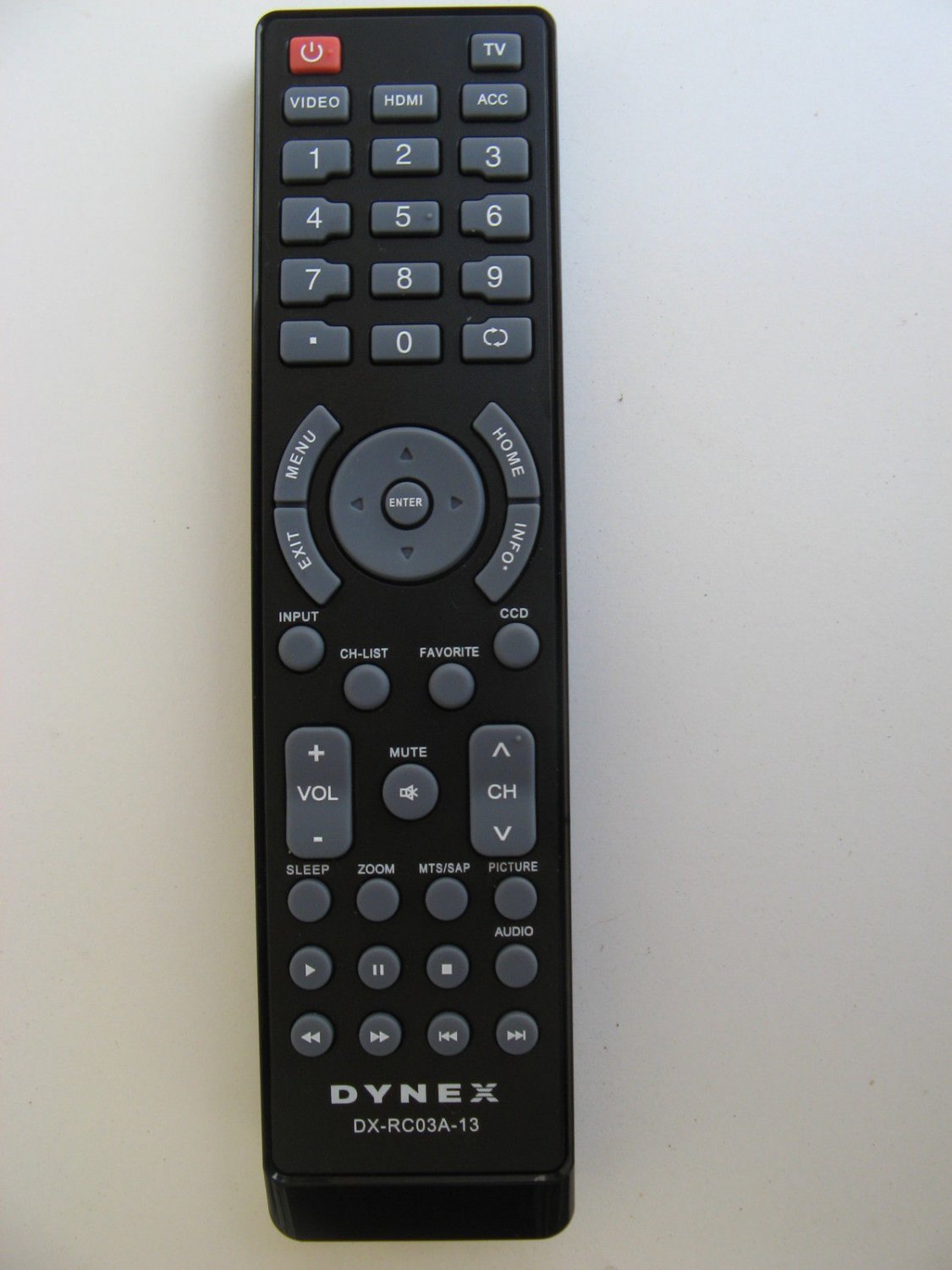 dynex television remote