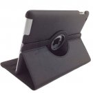 New iPad 3 - IPAD 2 360 Rotating Magnetic Leather Black Case +1 Free stylus