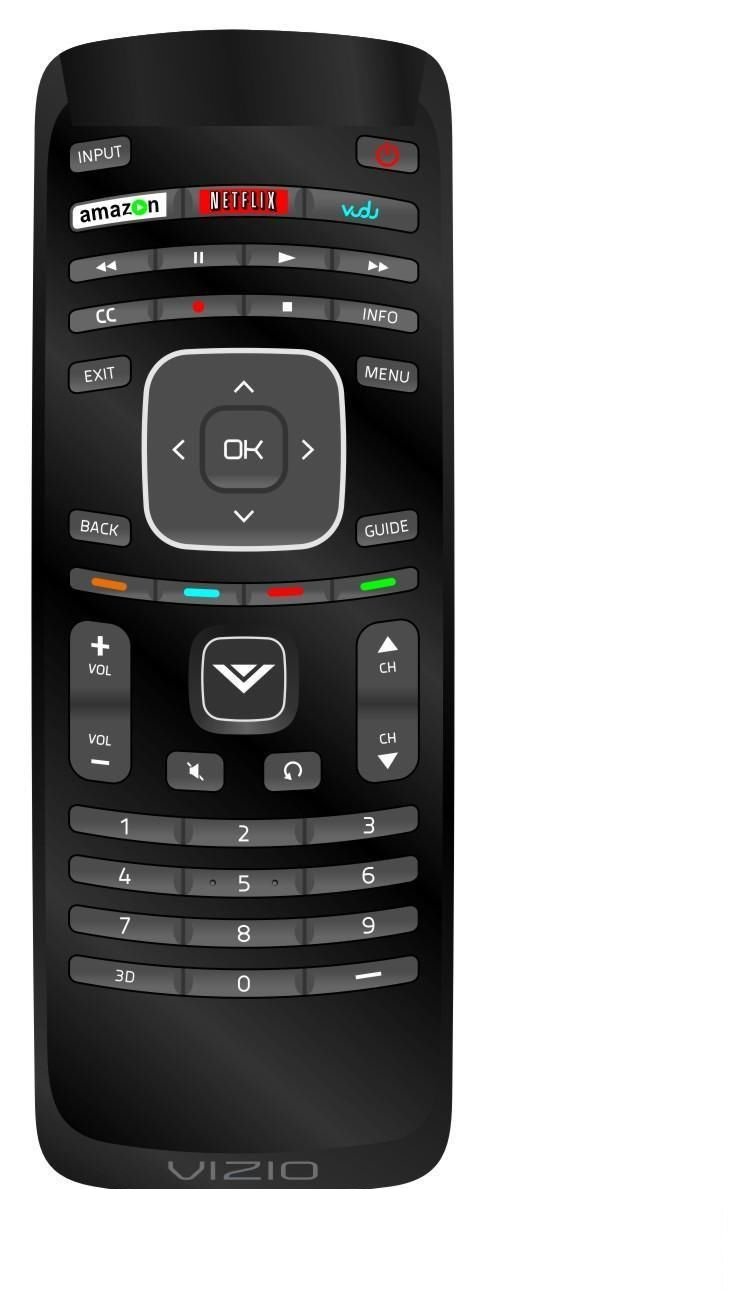 New Vizio XRT110 internet Remote for E370VP E420VT E422VLE