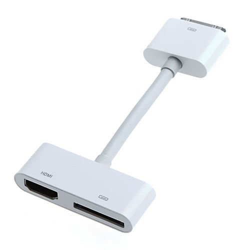 Digital AV HDMI Adapter To HDTV Cable Adapter for iPhone 4S 4G 4 iPad 1