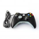 Black Wired Cord Game Gaming Pad Controller Joystick For Xbox 360 Window PC