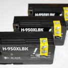 3 Black Ink 950XL CN045AN for HP OfficeJet Pro Printer 276 251 dw 8610 8620 8630