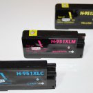 New Lots of 3  Ink Cartridge 951XL CN046AN CN047AN  for HP Pro 8100  Series