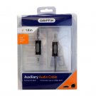 New Griffin 6FT Straight Cable 3.5mm Audio Auxiliary 8" for all iPods 3011-AUXCB