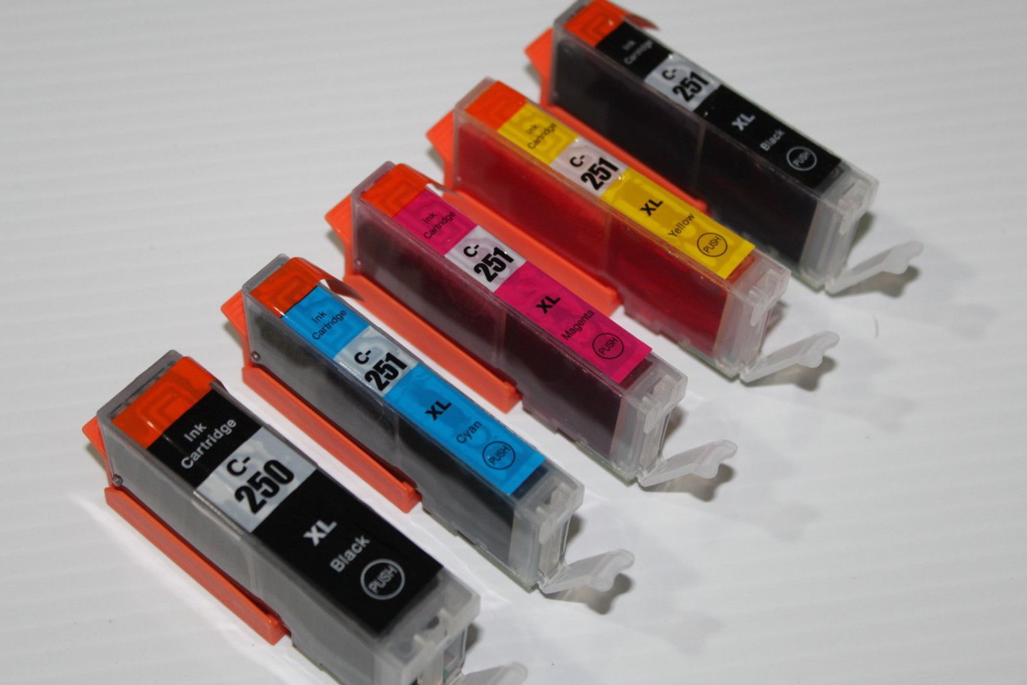 Lots of 5 Ink PGI250XL CLI251XL for Canon Pixma Printer MG6420 6450 7120