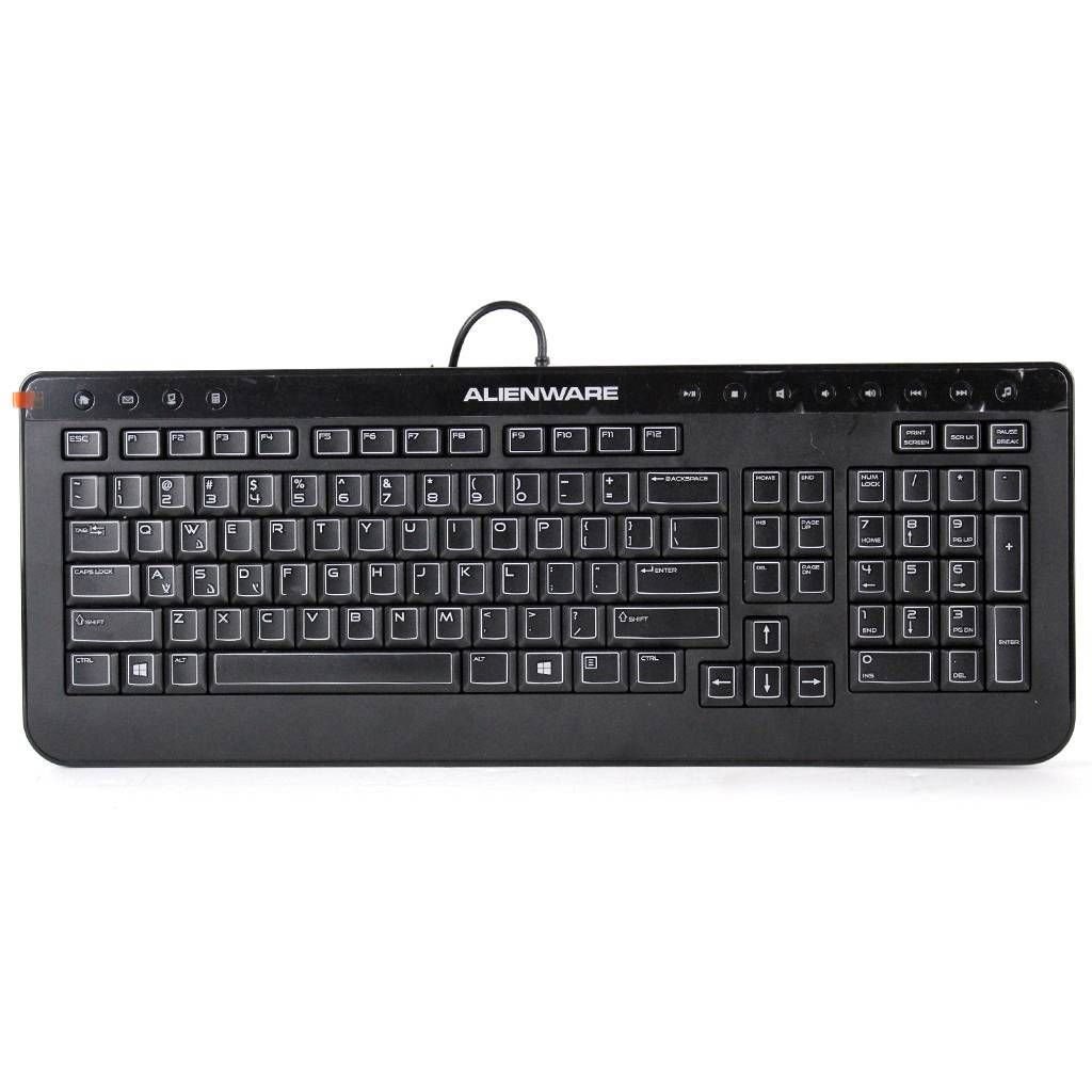 New Genuine Dell Alienware Multimedia Slim Usb Keyboard 40cm0 8823