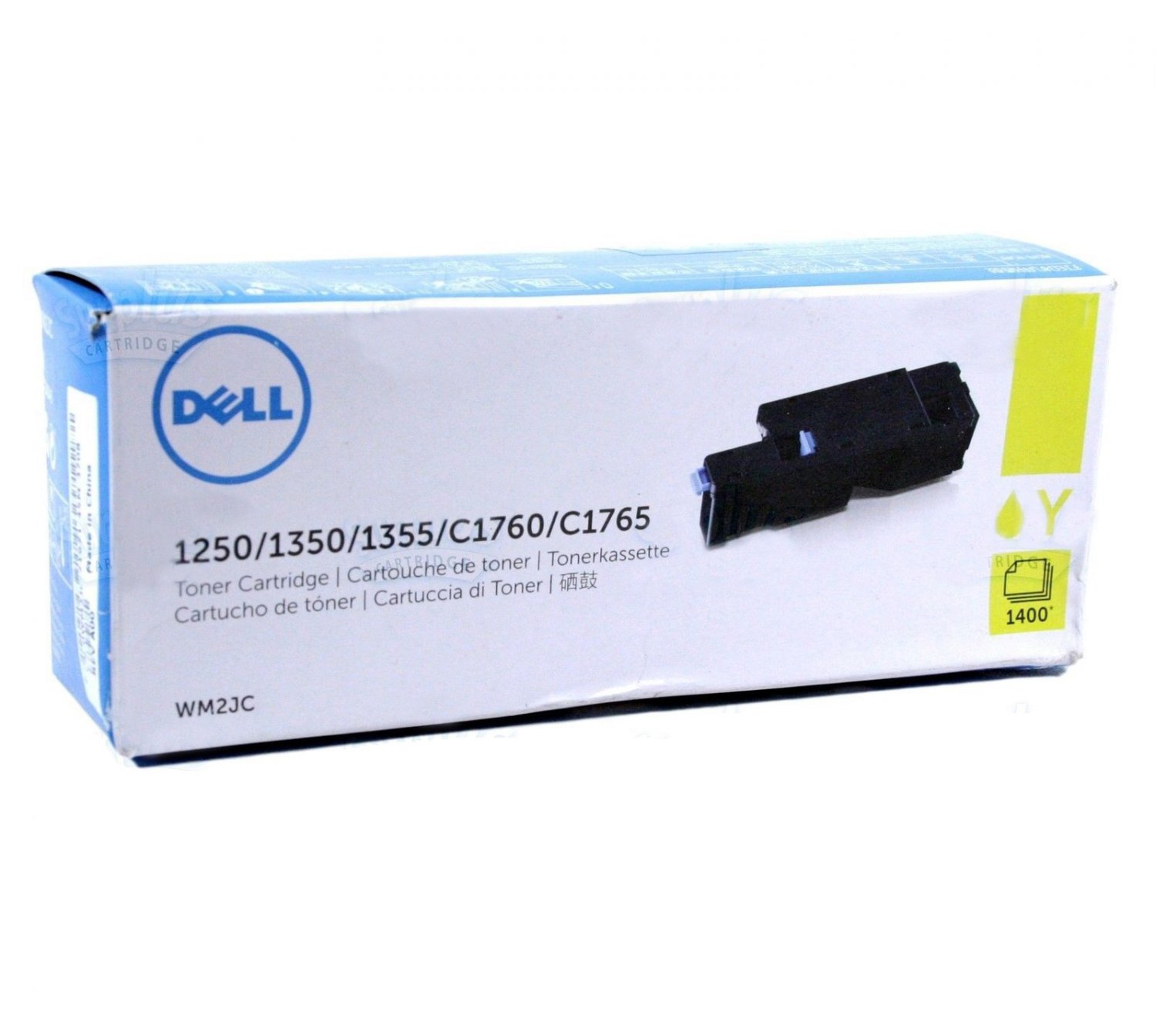 New OEM Dell 1250 1350 1355 C1760 C1765 High Yield Toner Cartridge Yellow WM2JC