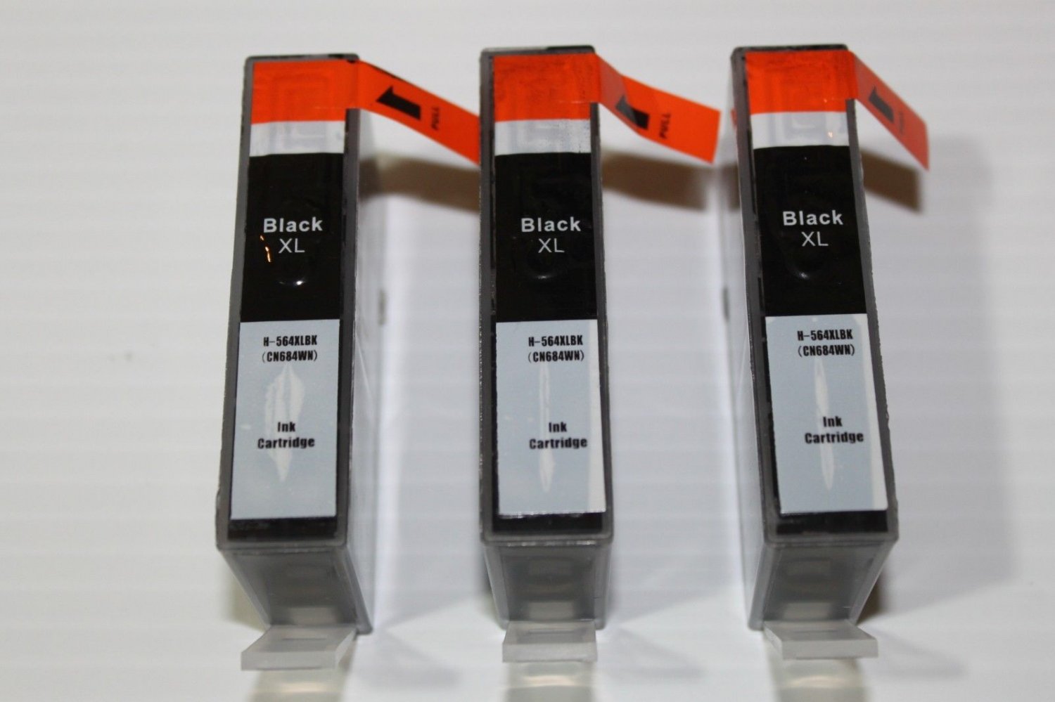 Reman 564XL 4 Black Ink for HP PhotoSmart C6350 C6375 C6380 C6383 C6388