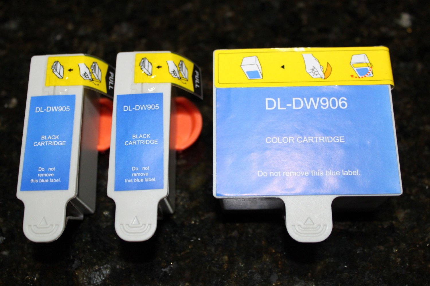 New 2 x Ink Cartridge DW-905 906 Dell Series 20 All-in-One Printer P703W