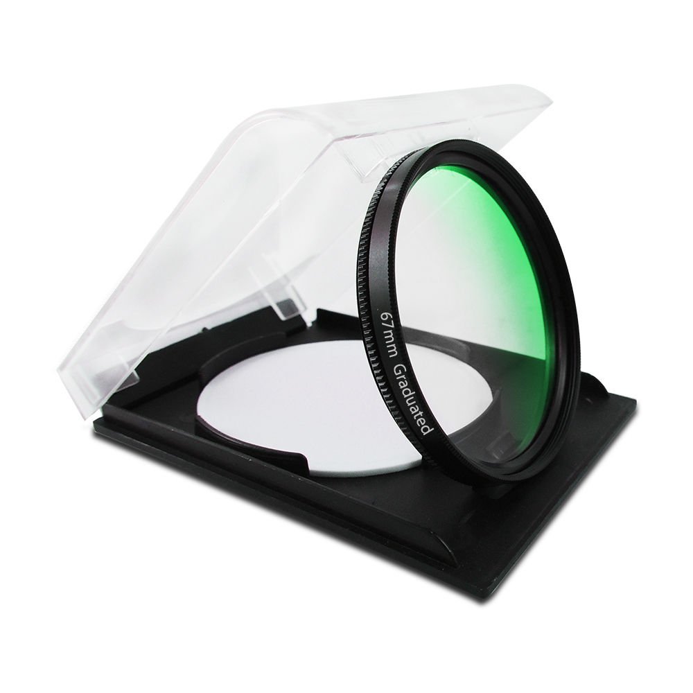 67MM Graduated green Color Filter for Canon T5i T4i T3i 7D 50D 60D 18