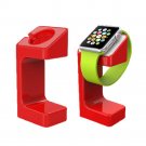 New Apple iWatch 38/42mm Stand Holder Charger Charging Docking Station Red