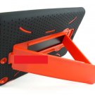 For Apple IPAD Mini Rugged Armor Impact  Black & Red Case Cover - Stylus