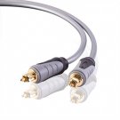 Premium 50FT Digital Toslink Audio Optic Cable Optical Fiber S-PDIF Cord Wire