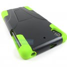 New Black Green Refined Hybrid Case Cover For Sony Xperia Z2 Phone Accessory