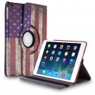 New Flag-USA iPad Air 4 3 2 & iPad Mini PU Leather Case Smart Cover Stand