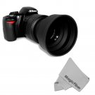 New 52MM Rubber Collapsible Lens Hood for Nikon D7100 D5300 D5200 D3300 D3200