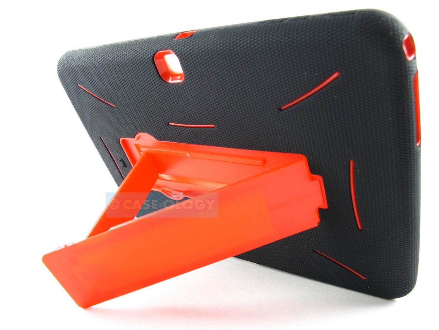 New Samsung Galaxy Tab III 310.0 Rugged Hybrid Armor Impact Black & Red Case Cov