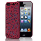 Red Bird's Nest Design Hard Snap On Case Cover For Apple iPhone 5S 5 5th Ge