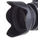 New 52mm Flower Petal Crown Shape Lens Hood for SLR Camera