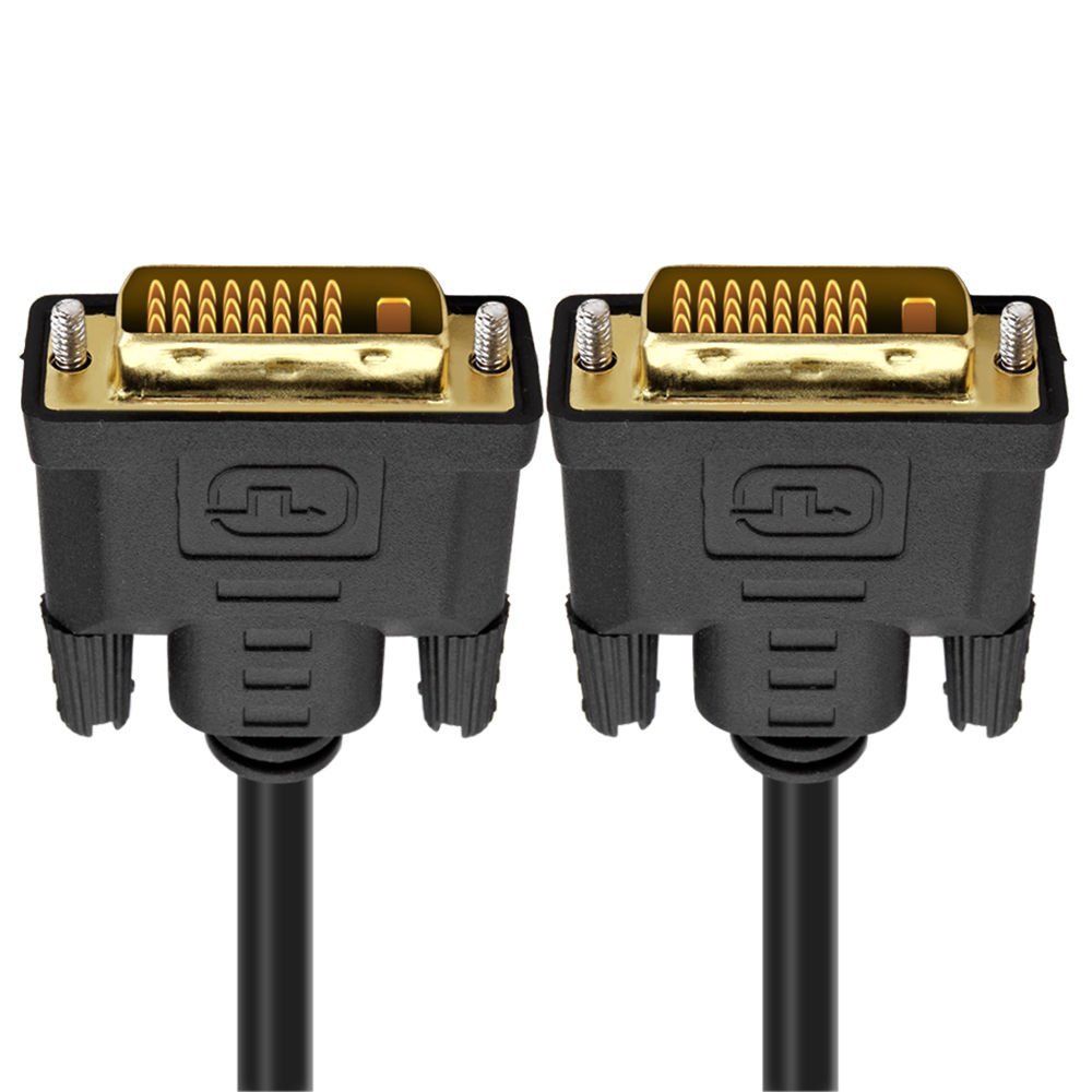 Gold Plated DVI-D M M DVI Male to DVI Male Digital Dual Link Cable 15FT ...