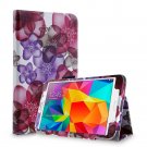 New Flower Pink Tablet Samsung Galaxy Tab 4 Folio Stand Smart Cover Case