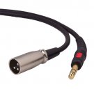10FT XLR Male to 6.3mm 1 4 inch Stereo Male MIC Microphone Cable