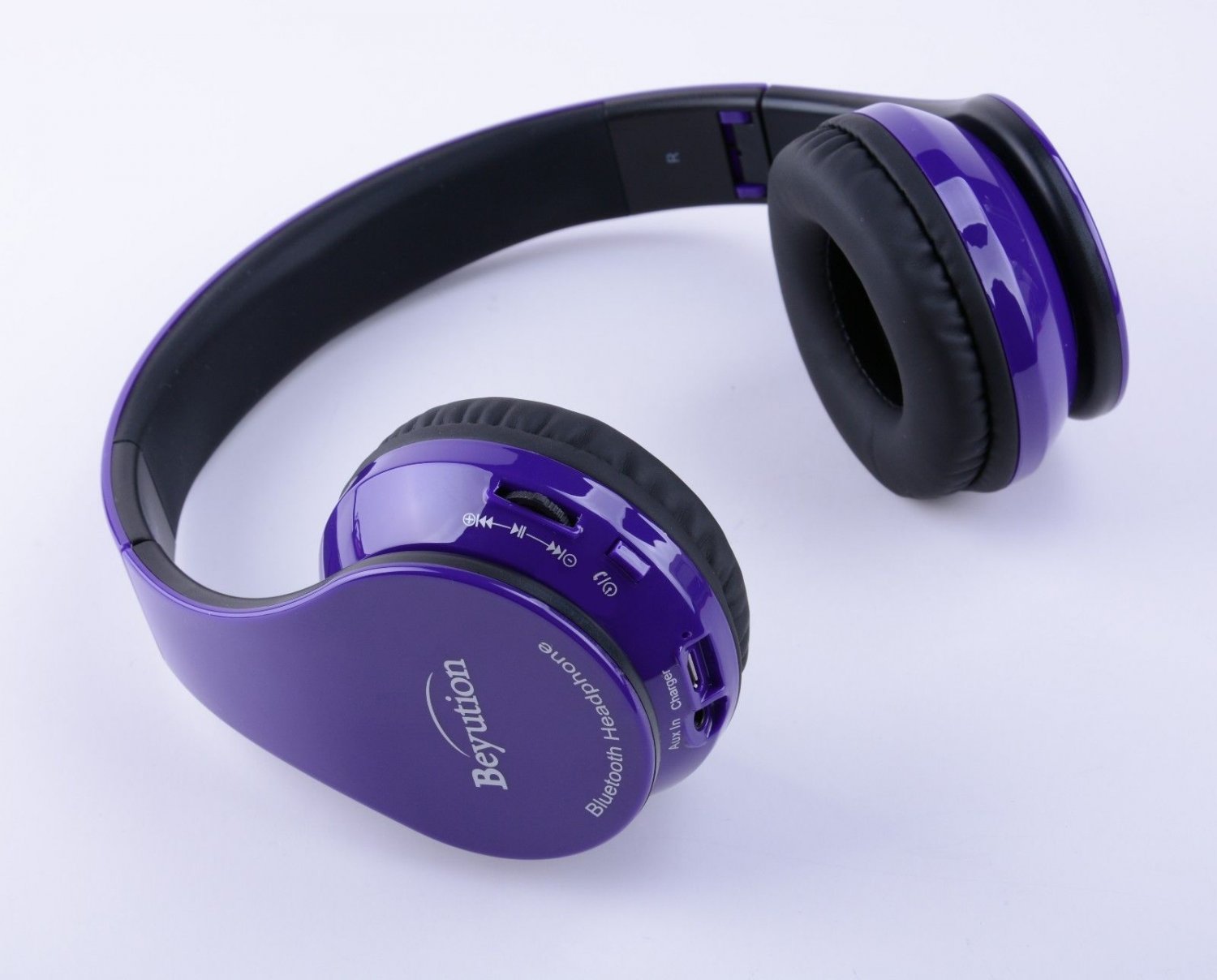 New Bluetooth Purple Headphones for iPhone 65s55c4s43 iPadiPod