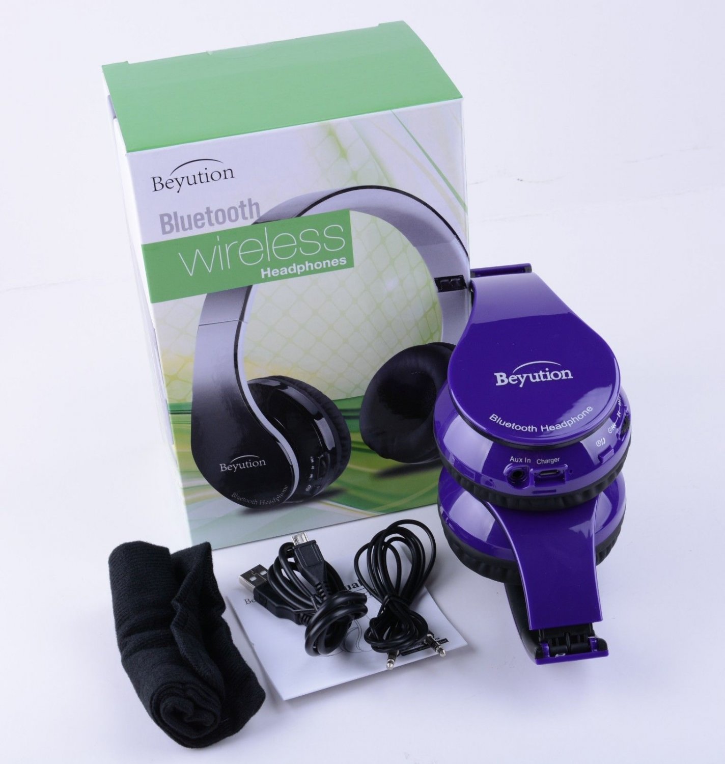 New Bluetooth Purple Headphones for iPhone 65s55c4s43 iPadiPod