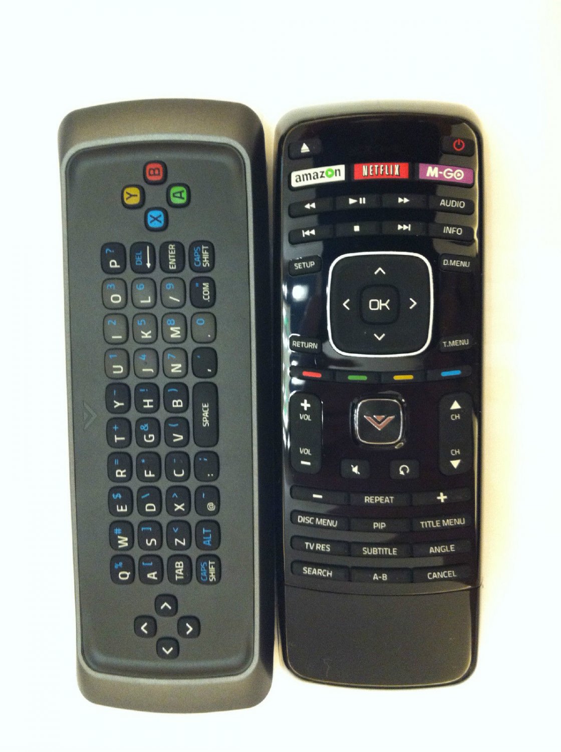 vizio blu-ray blueray dvd keyboard remote for VBR338 VBR370 VBR135