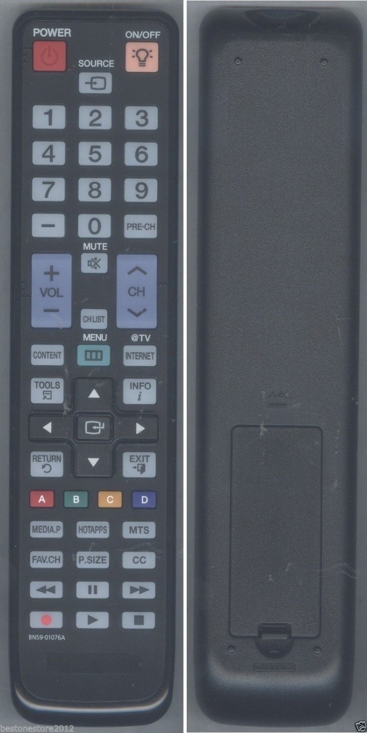 Samsung Remote BN59-01076A BN5901076A for UN46C6900 UN55C6900 LN46C670 LN40C670