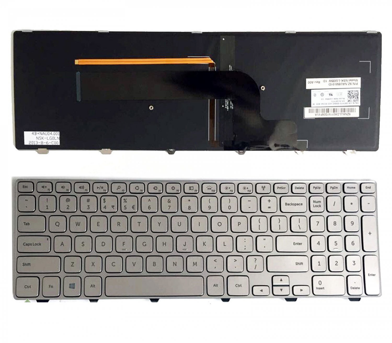 New Keyboard For Dell Inspiron 15 7000 Series 15 7537 Series Backlit 2148