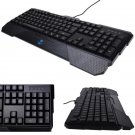 LED Backlight Backlit Usb Wired Illuminated Game Gaming Keyboard for PC Blue