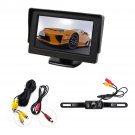 1-4 Inch Color CMOS Car Rear View Backup Reverse Camera 4.3 TFT LCD Monitor
